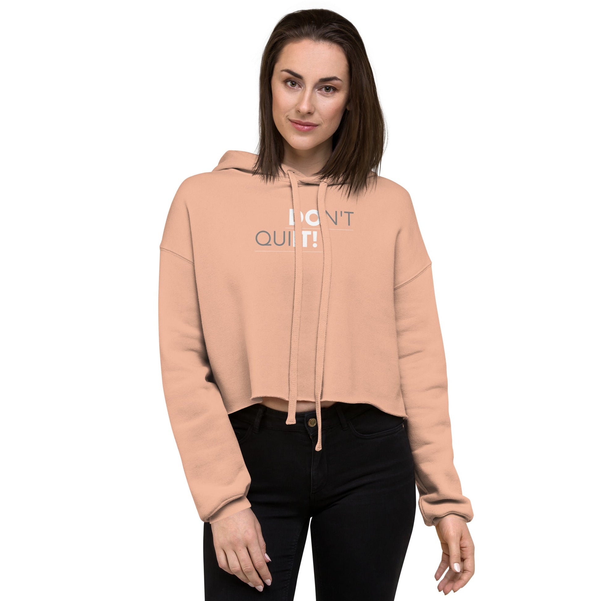 Don't Quit Women's Crop Hoodie