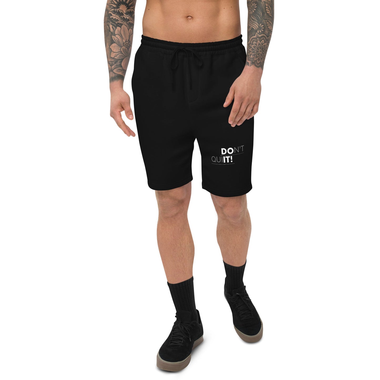 Don't Quit Men's Fleece Shorts