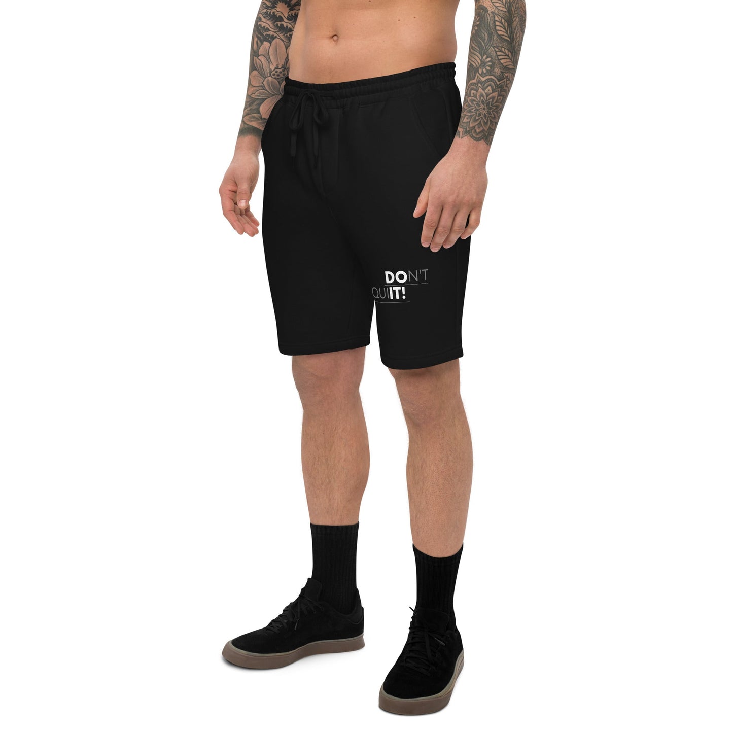 Don't Quit Men's Fleece Shorts