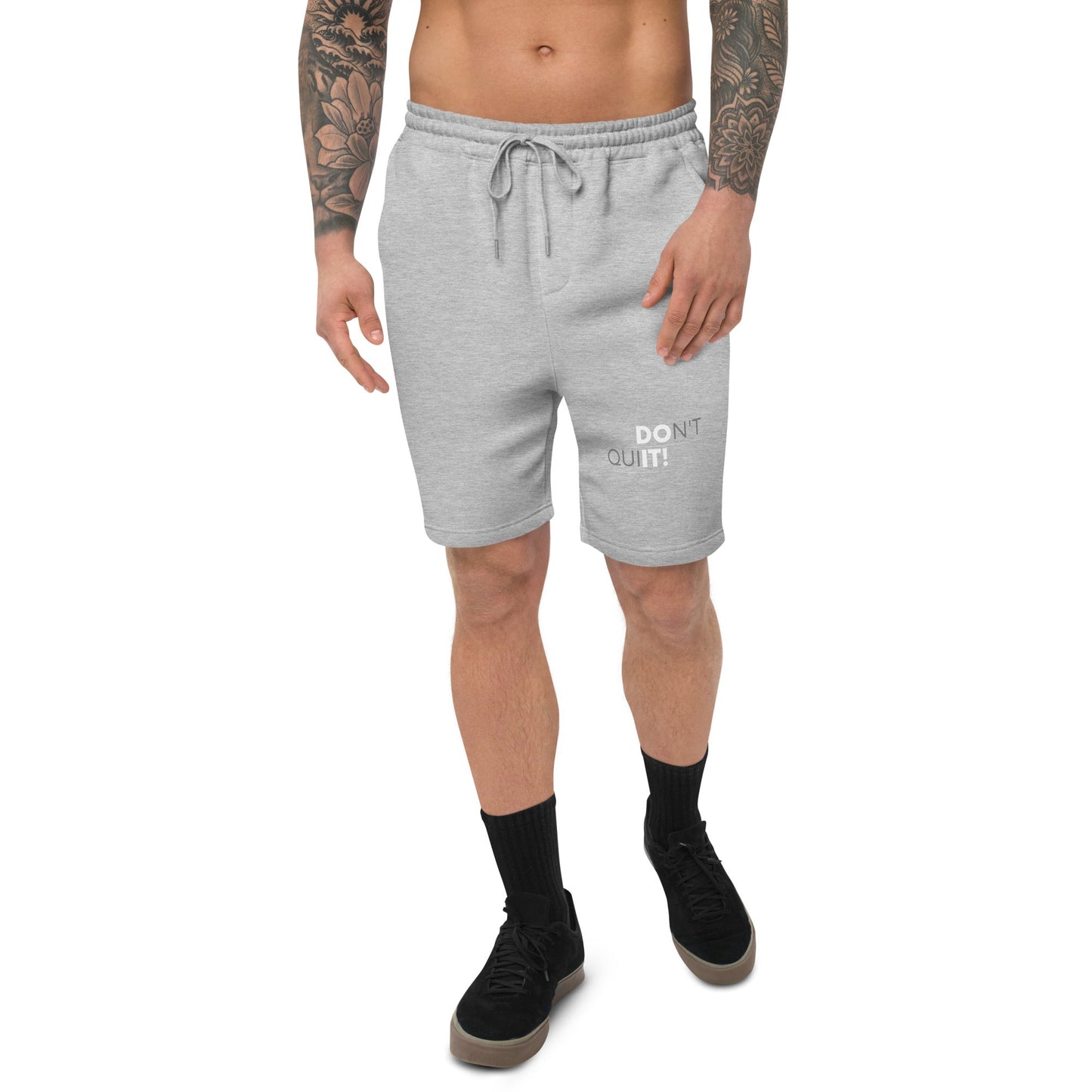 Don't Quit Men's Fleece Shorts