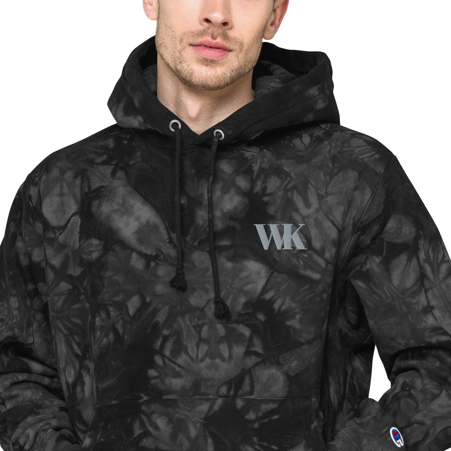 Wilker's Unisex Champion tie-dye hoodie