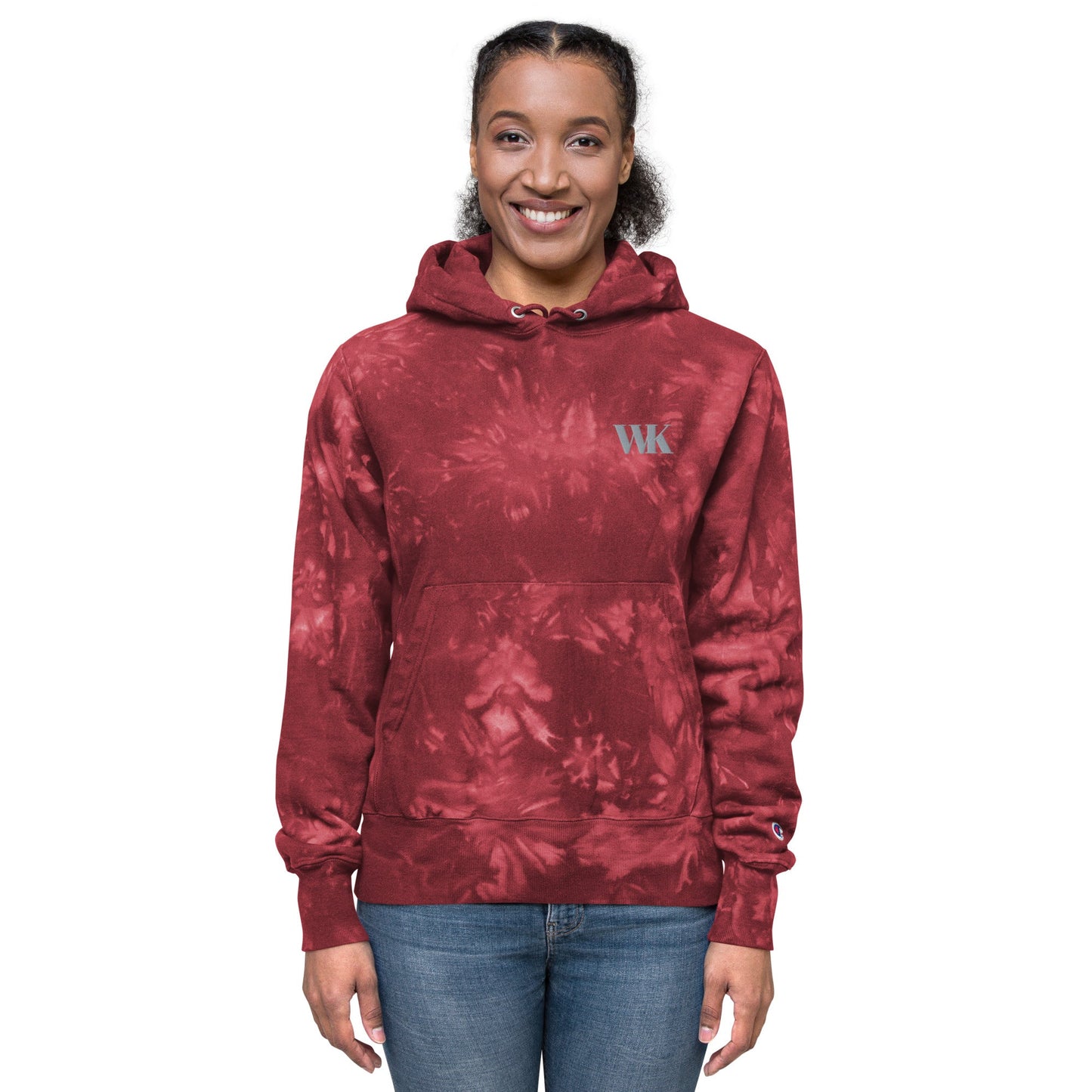 Wilker's Unisex Champion tie-dye hoodie