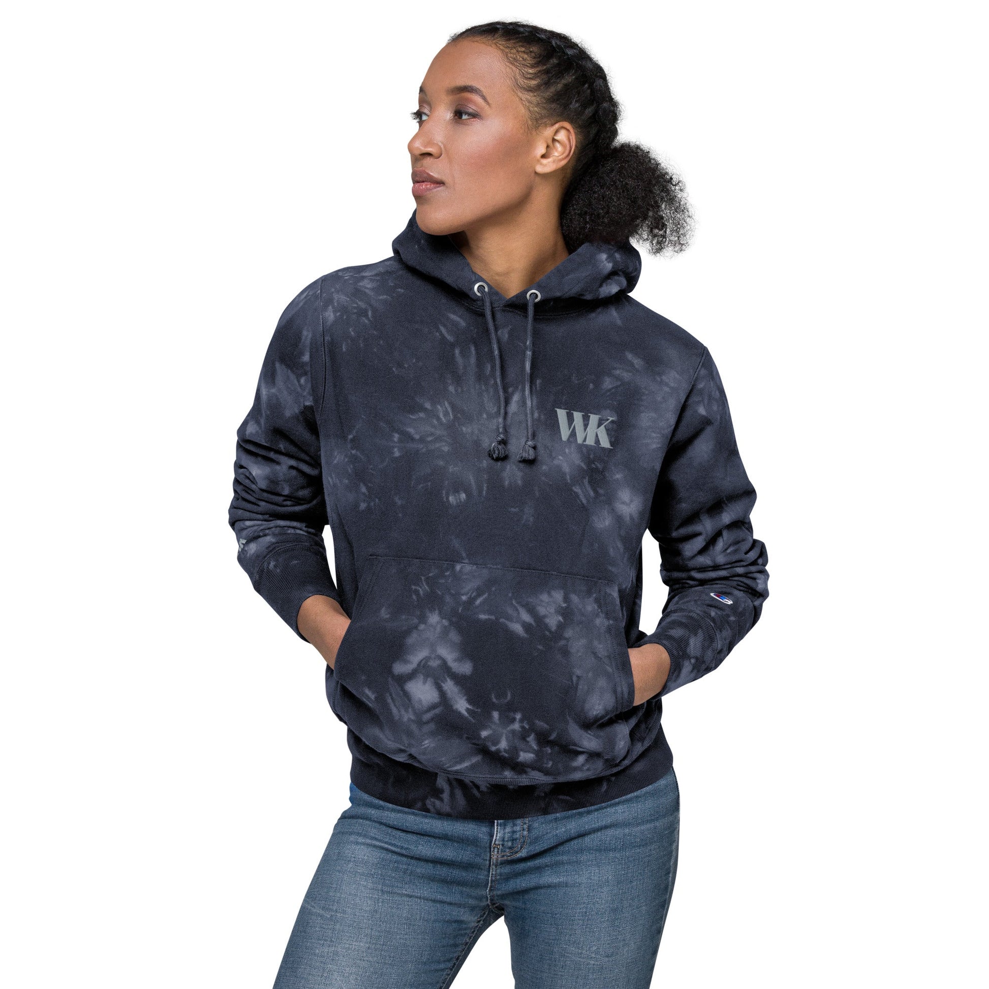 Wilker's Unisex Champion tie-dye hoodie