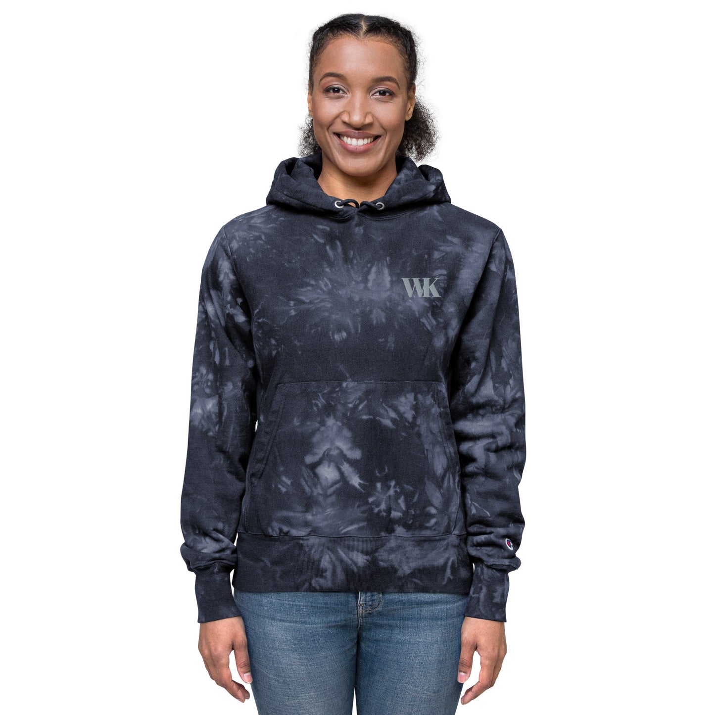 Wilker's Unisex Champion tie-dye hoodie