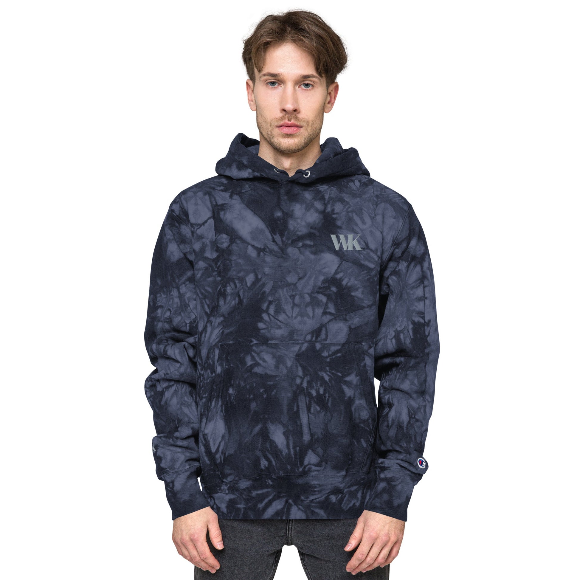 Wilker's Unisex Champion tie-dye hoodie