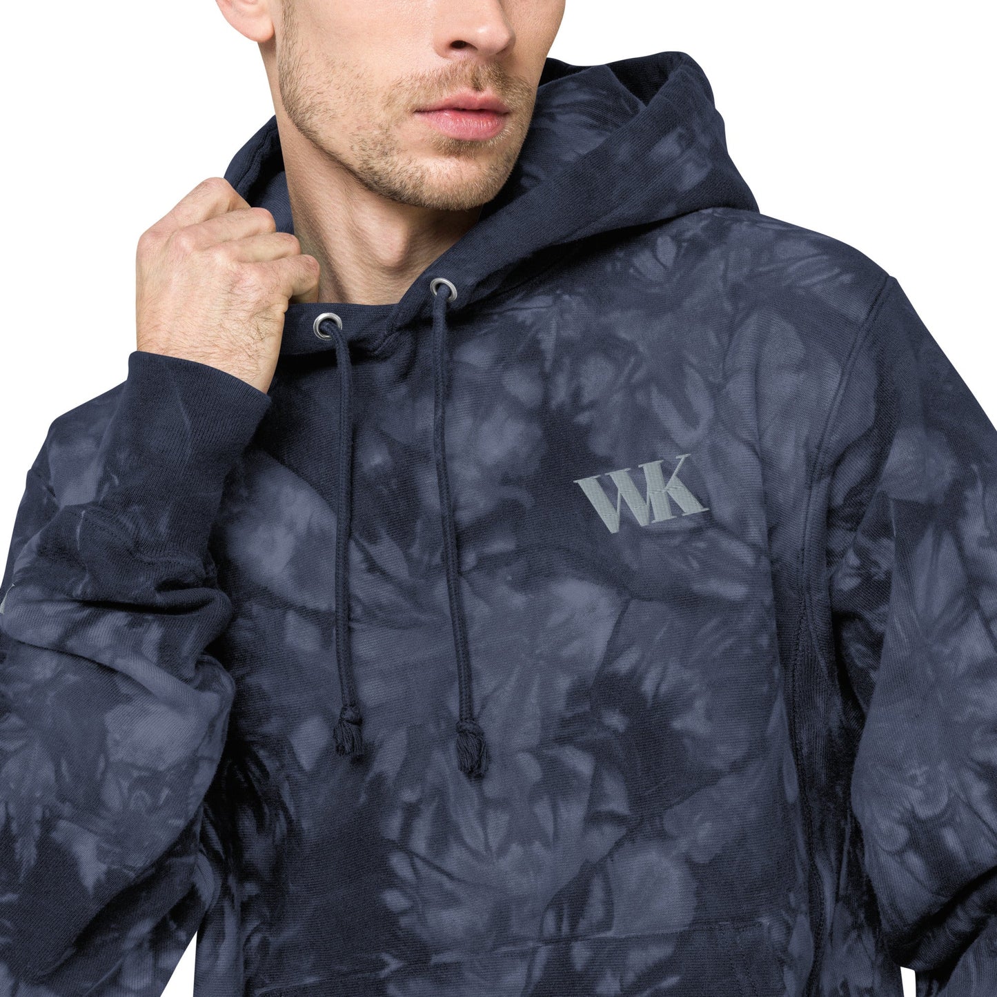 Wilker's Unisex Champion tie-dye hoodie