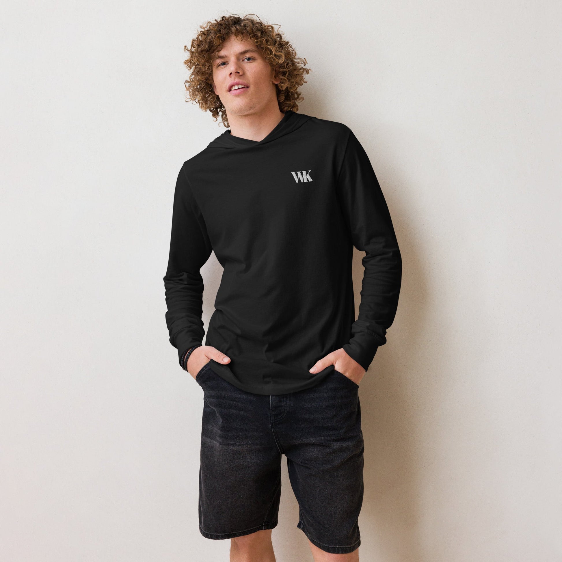 Wilker Unisex Hooded Long-Sleeve Tee